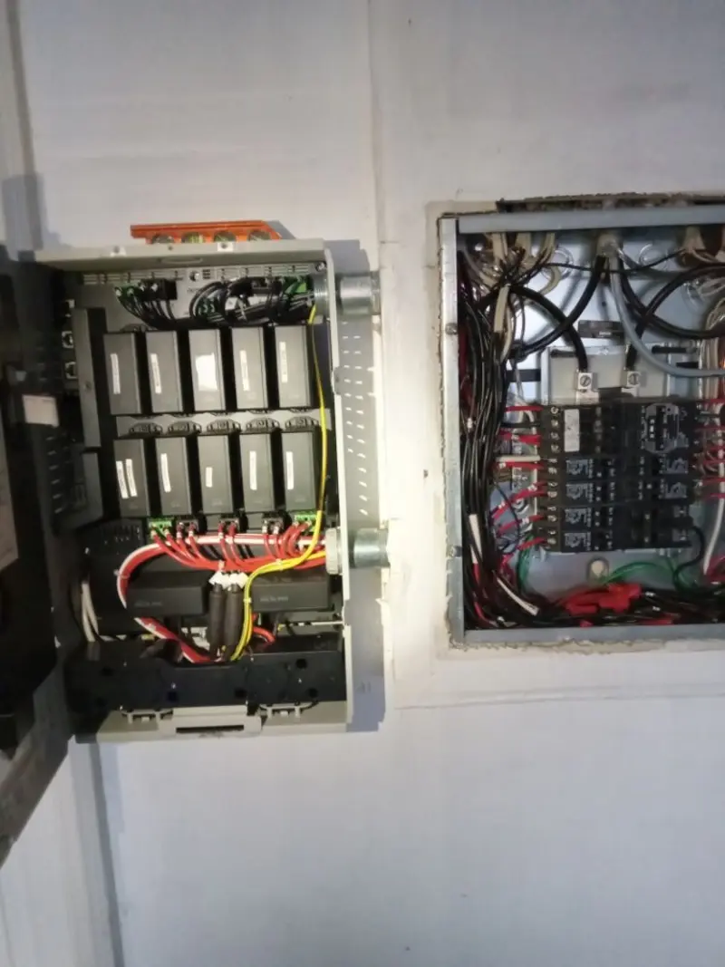 Electrical panel upgrade completed for Commercial Electrician Services in Murraysville